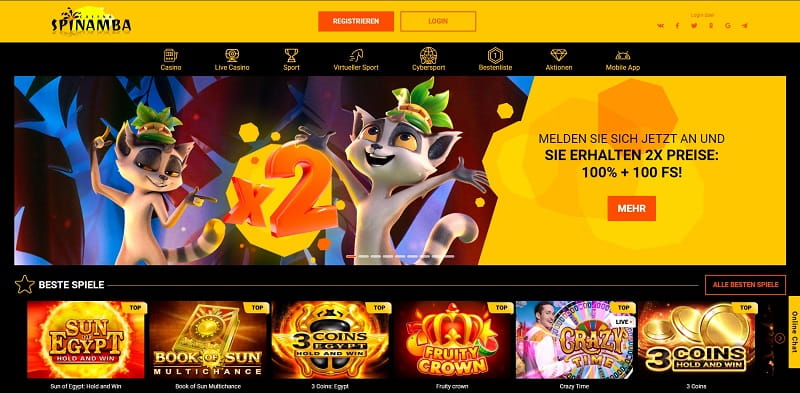 Spinamba Casino Recenze